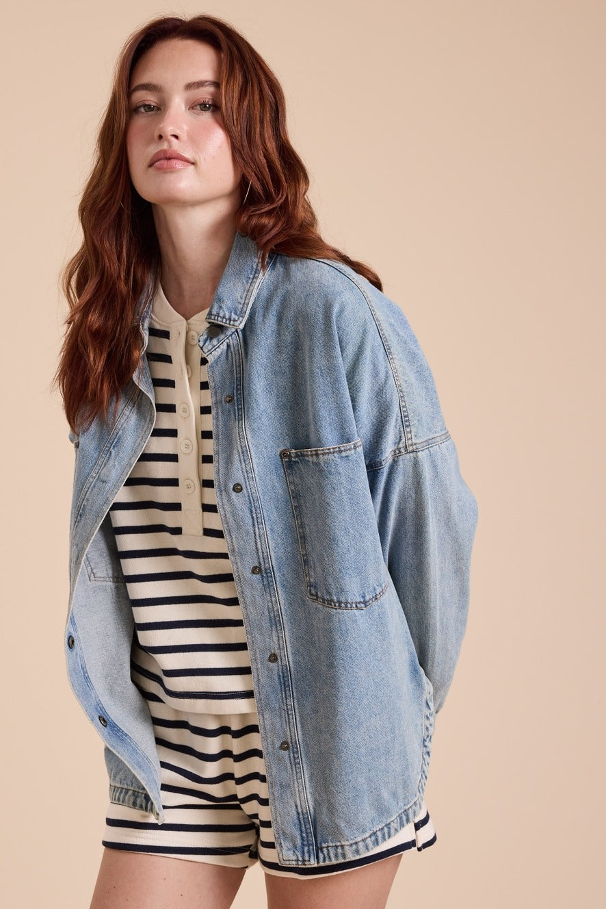 OVERSIZED ENERGY DENIM SHACKET