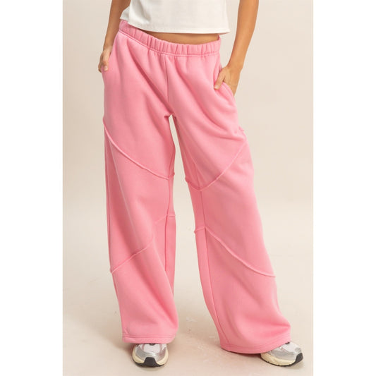 THINK PINK FLEECE PANTS