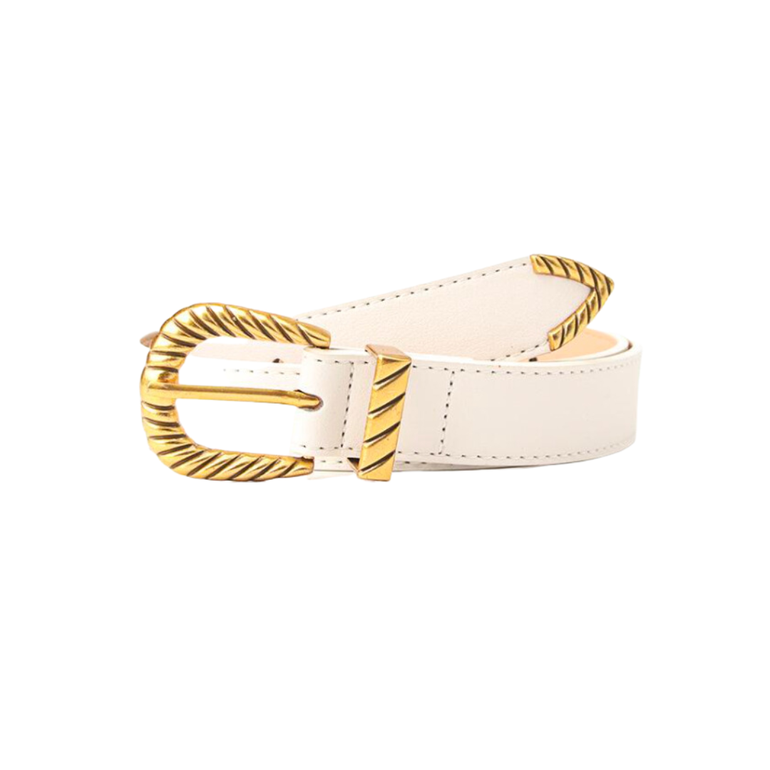 RIPPLED BUCKLE BELT