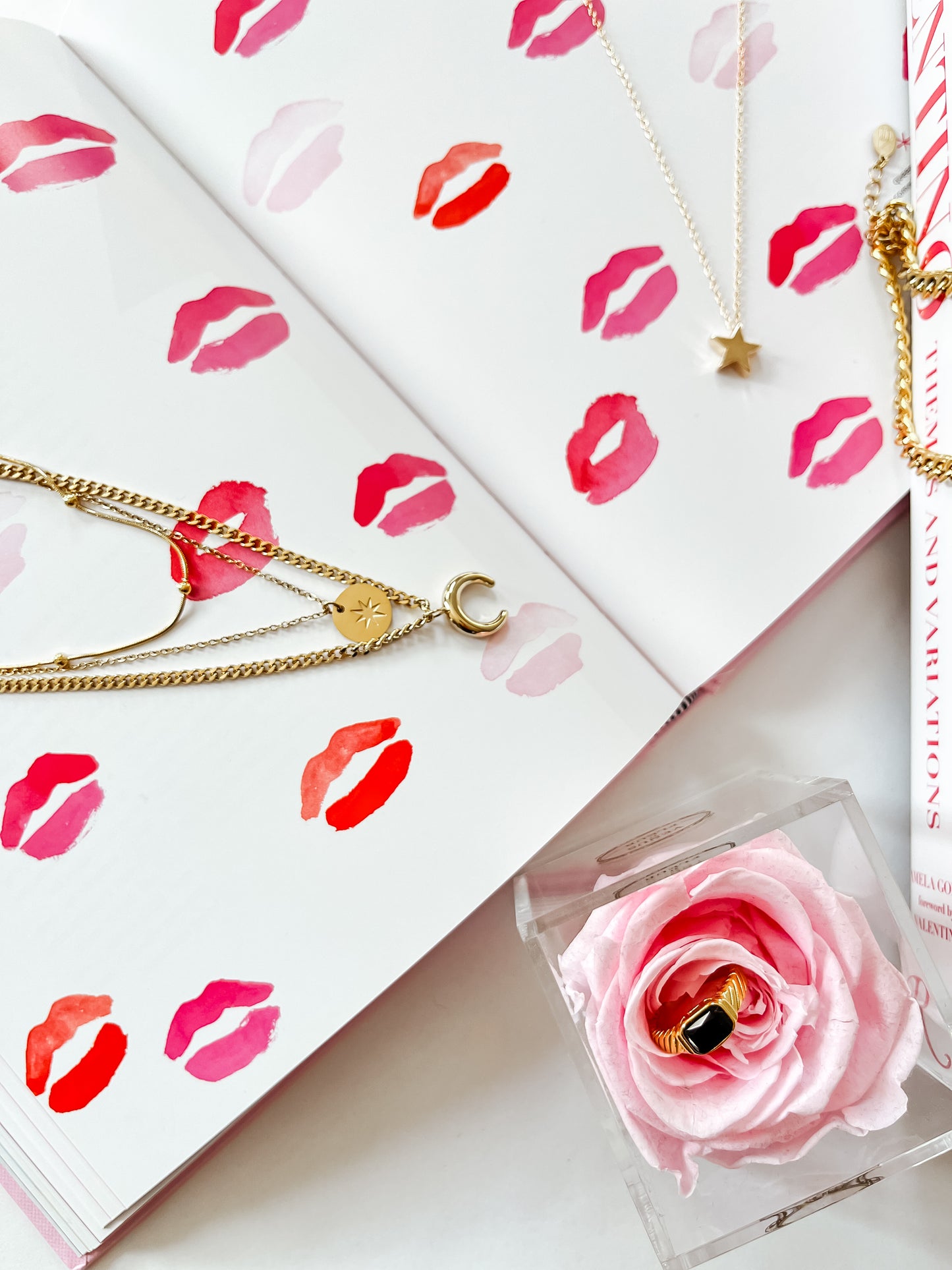 LUNAR ECLIPSE 3 LAYER NECKLACE