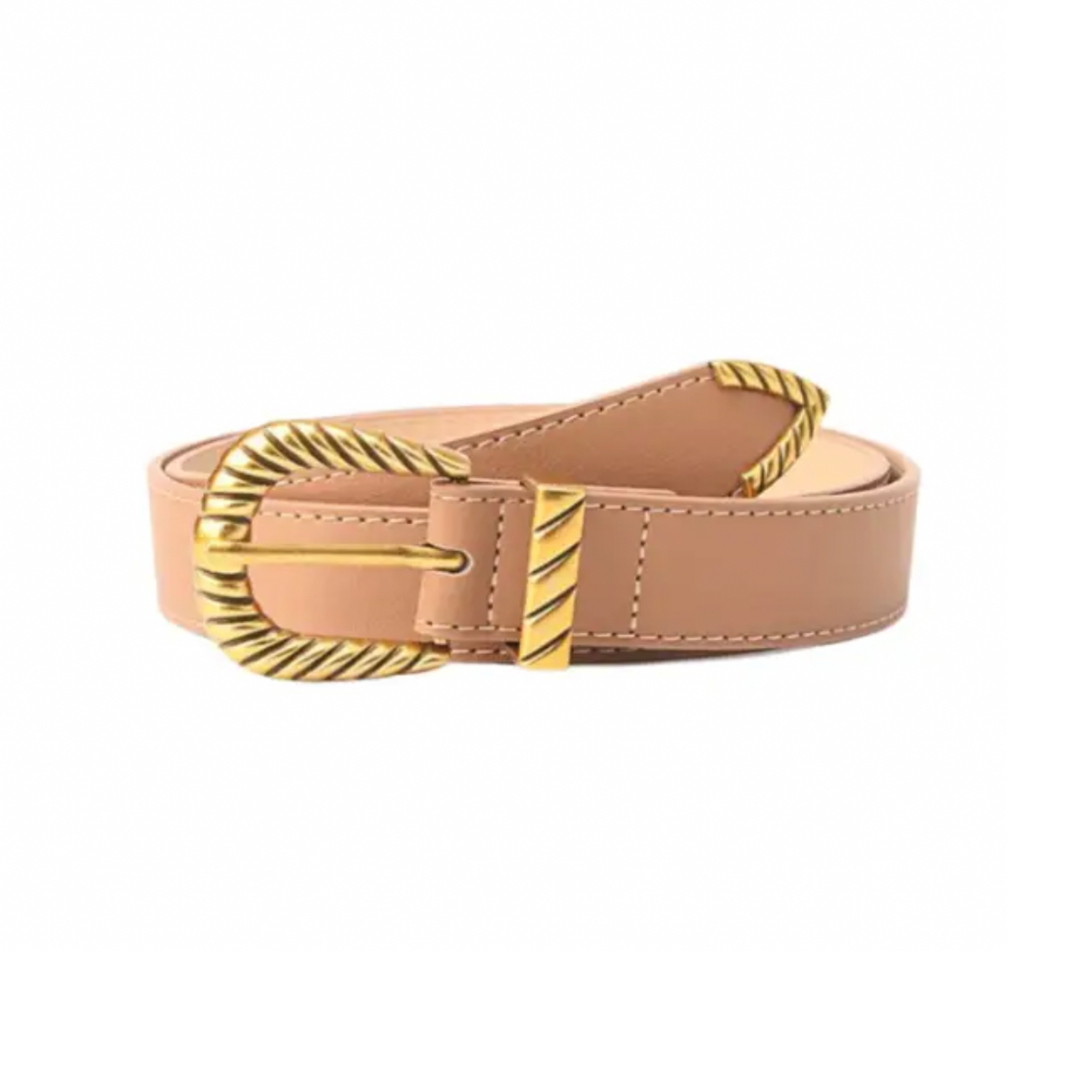 RIPPLED BUCKLE BELT