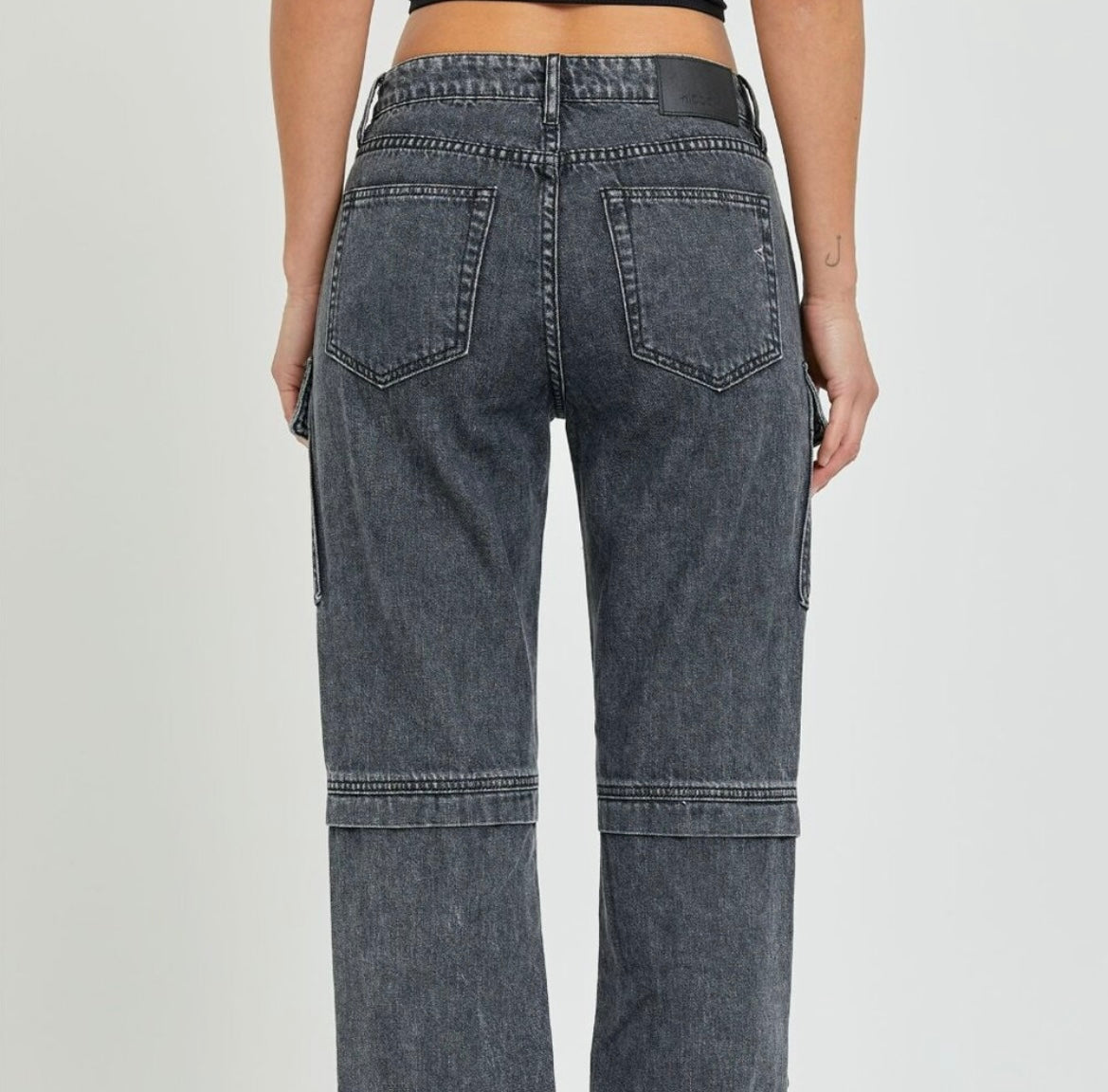 TRACEY CARGO STRAIGHT JEANS