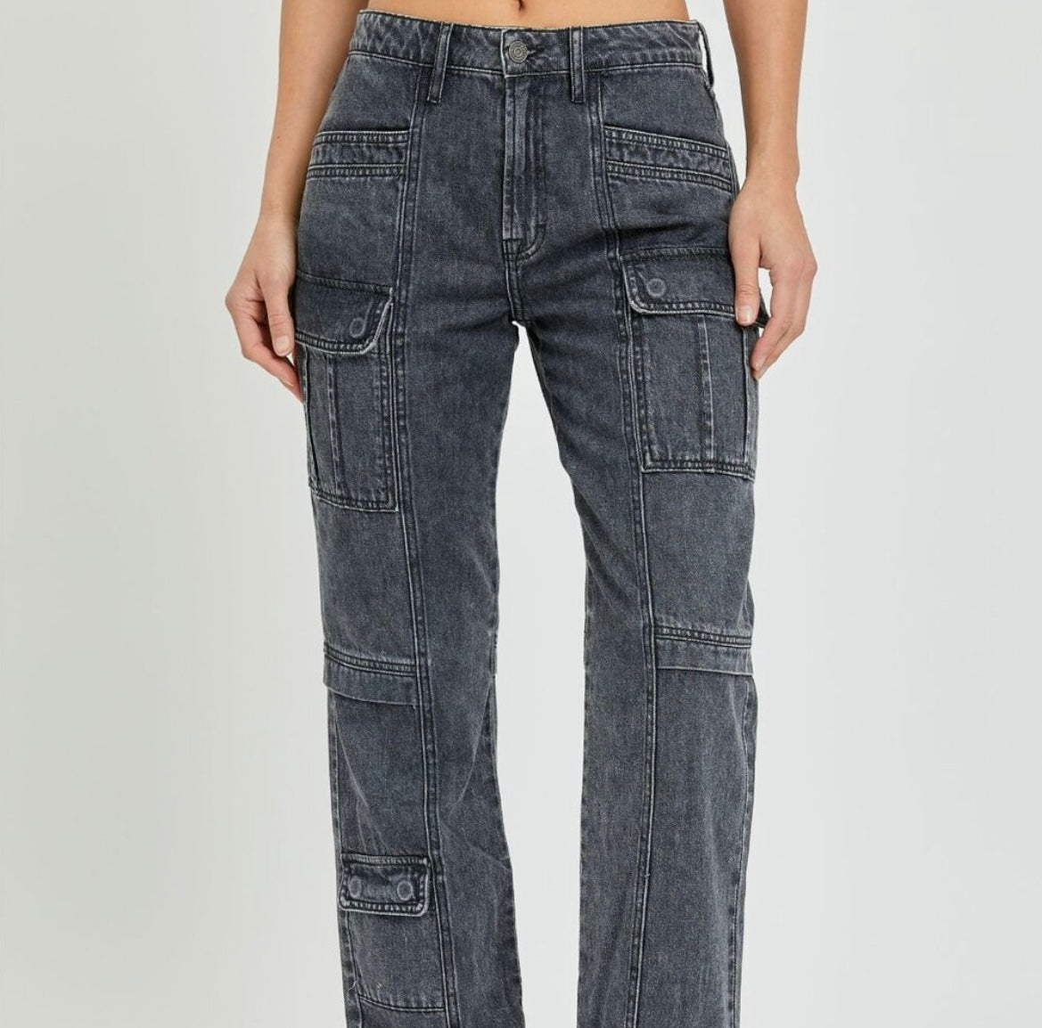 TRACEY CARGO STRAIGHT JEANS