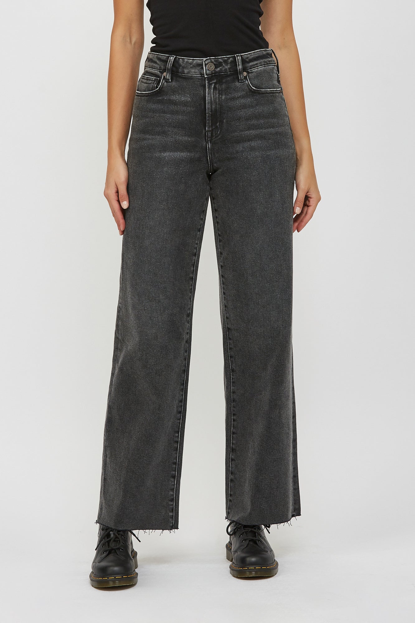 LOGAN DAD JEANS DARK GREY