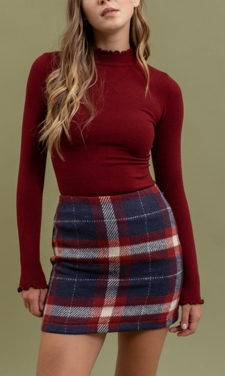 WAVY WARMTH MOCKNECK SWEATER