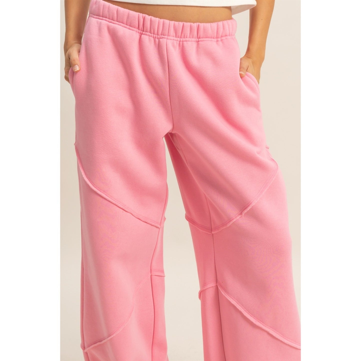 THINK PINK FLEECE PANTS