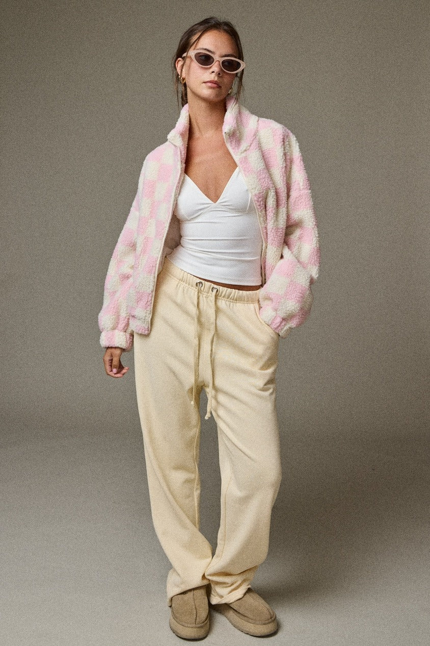 CHECKMATE SHERPA JACKET