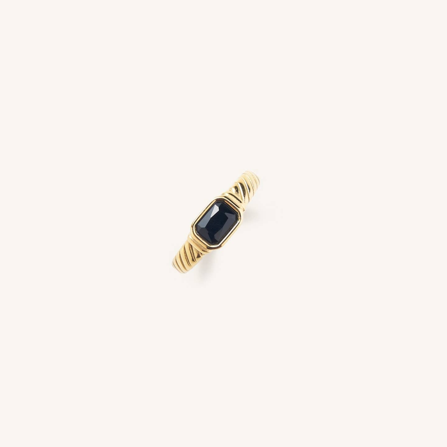ONYX STORM BRAIDED RING