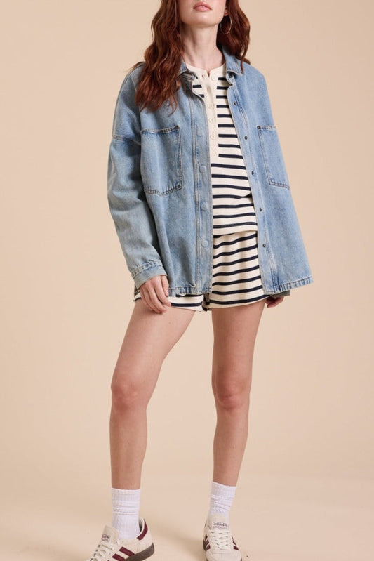 OVERSIZED ENERGY DENIM SHACKET