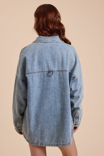 OVERSIZED ENERGY DENIM SHACKET