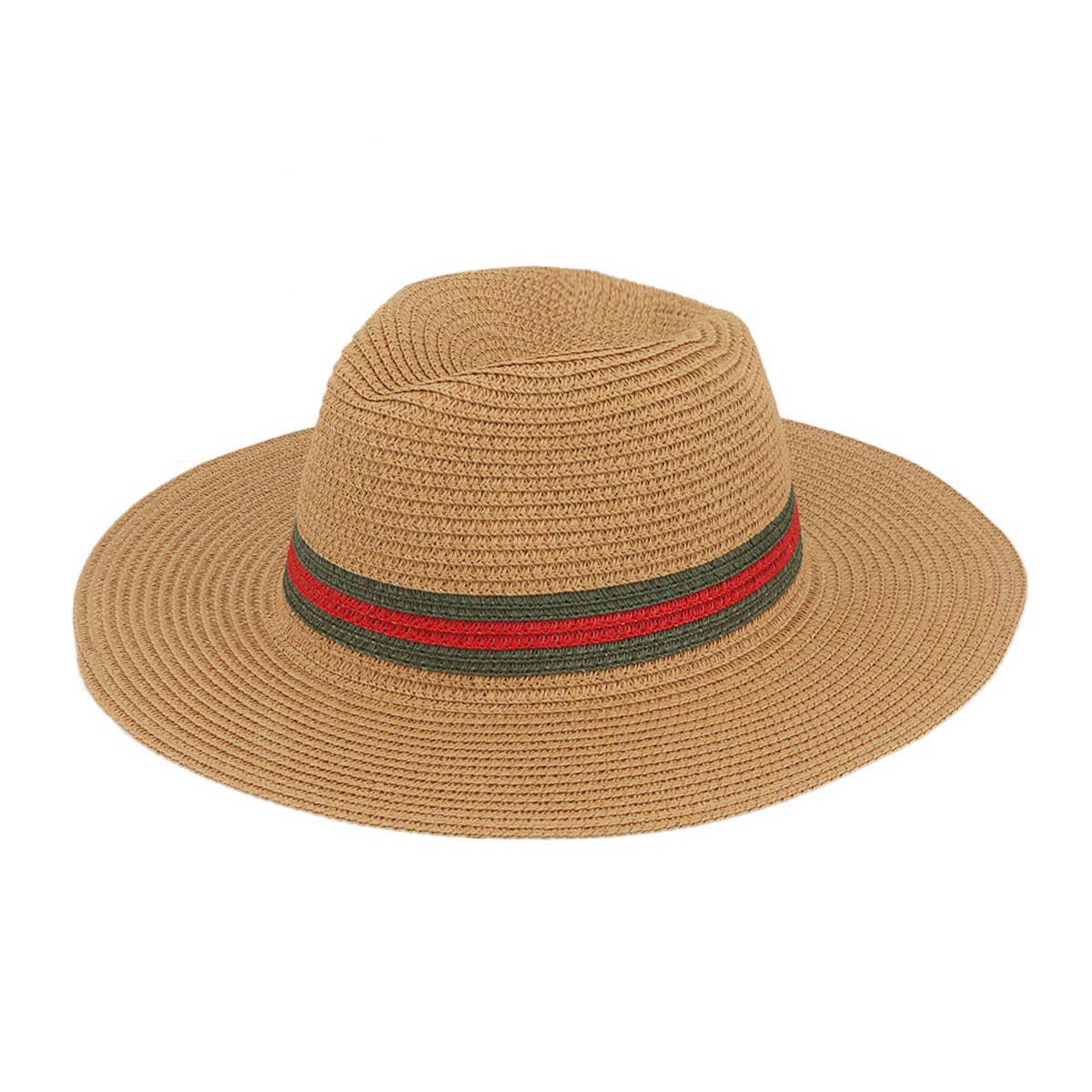 ACCENT STRAW FEDORA HAT