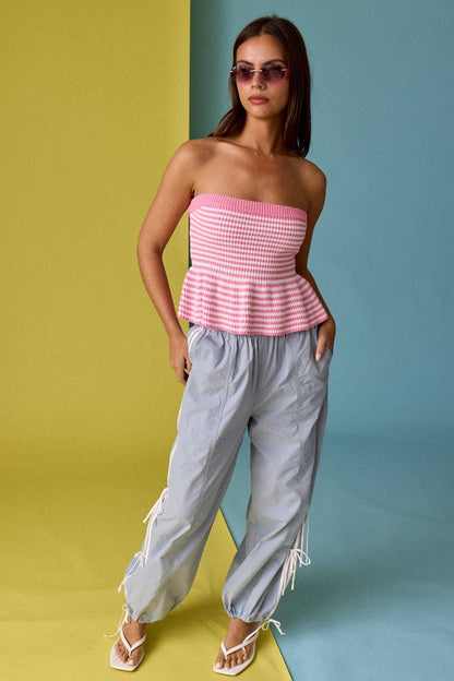 ALL TIED UP TRACK PANT