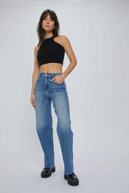 LOGAN DAD JEANS DARK WASH