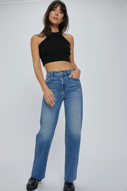 LOGAN DAD JEANS DARK WASH