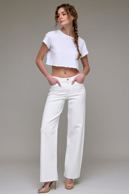 LOGAN DAD JEANS WHITE