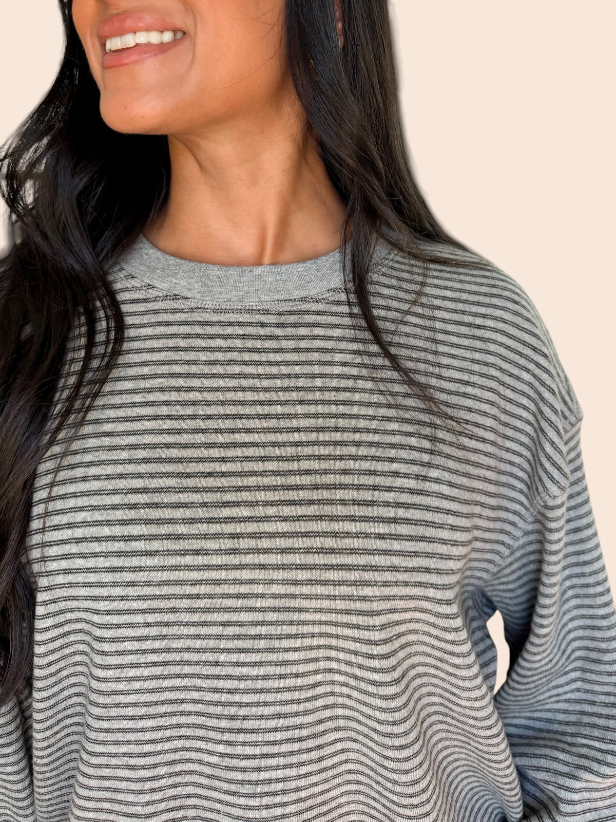 THE MORNING CHILL STRIPED TOP