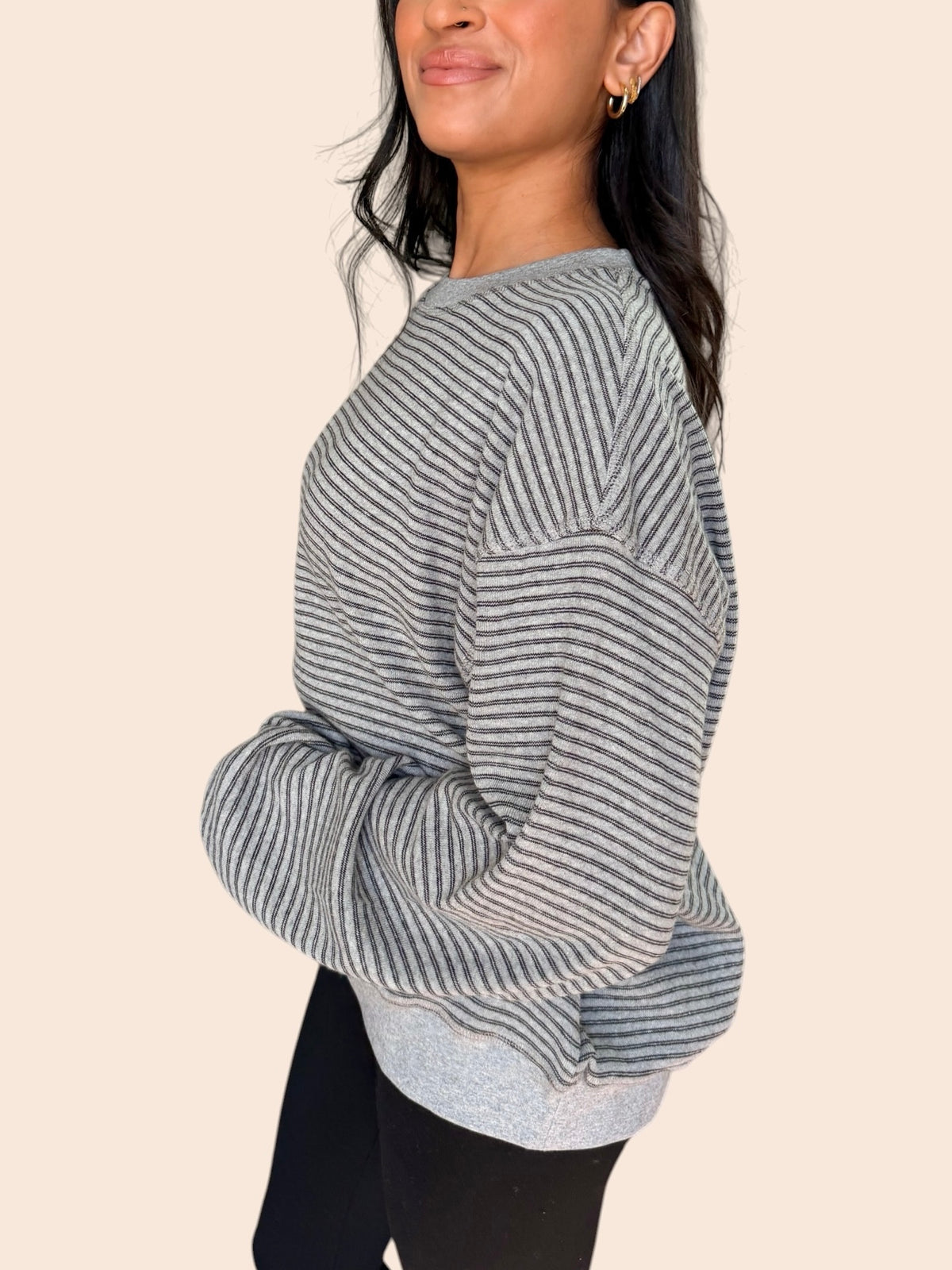 THE MORNING CHILL STRIPED TOP