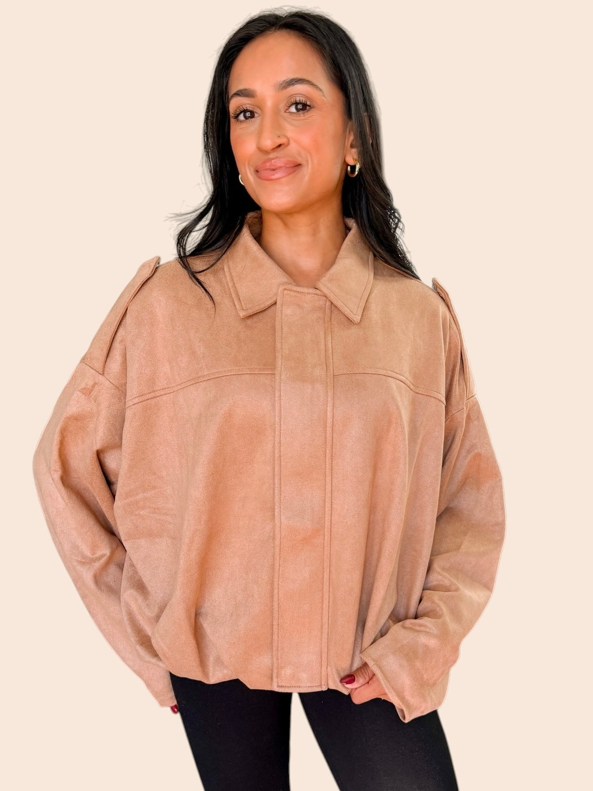 LEAVES AND LATTES BUBBLE JACKET