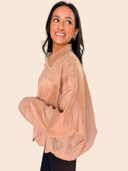 LEAVES AND LATTES BUBBLE JACKET