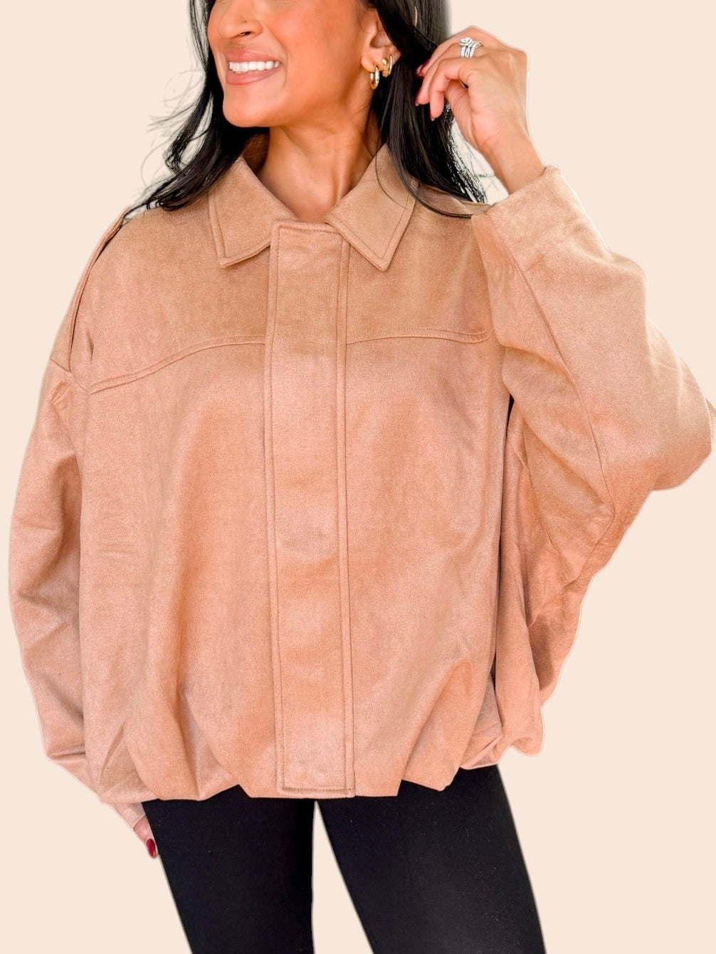 LEAVES AND LATTES BUBBLE JACKET