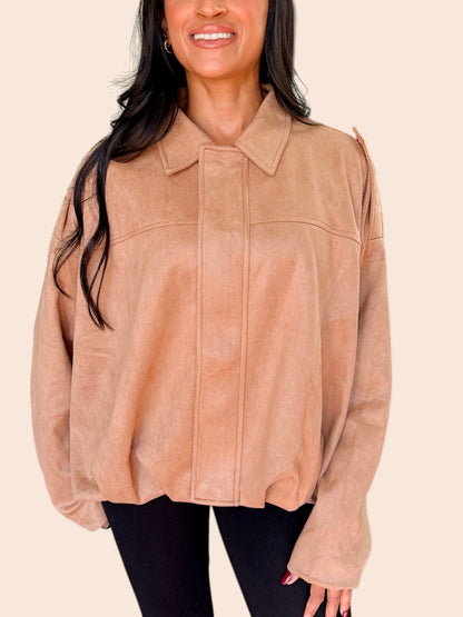 LEAVES AND LATTES BUBBLE JACKET