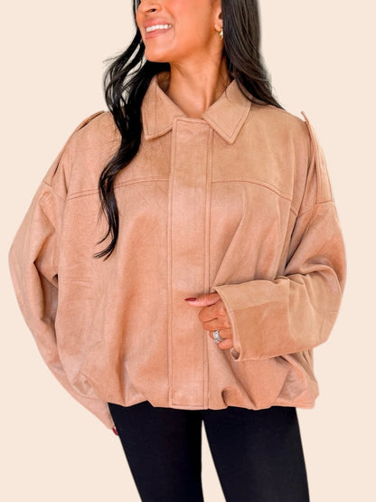 LEAVES AND LATTES BUBBLE JACKET