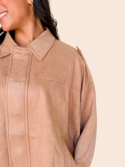 LEAVES AND LATTES BUBBLE JACKET