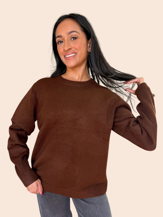 COFFEE DATE KNIT SWEATER
