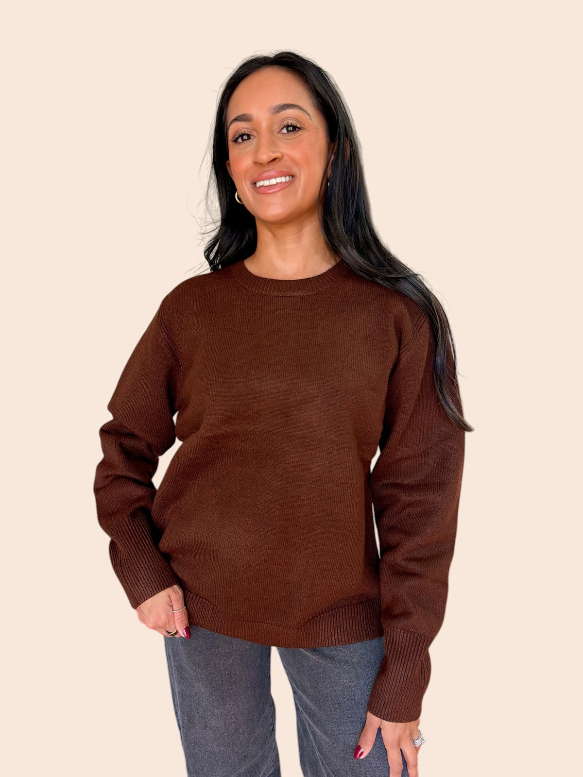 COFFEE DATE KNIT SWEATER