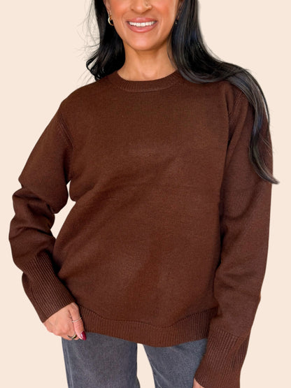 COFFEE DATE KNIT SWEATER