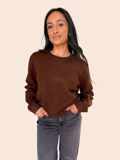 COFFEE DATE KNIT SWEATER
