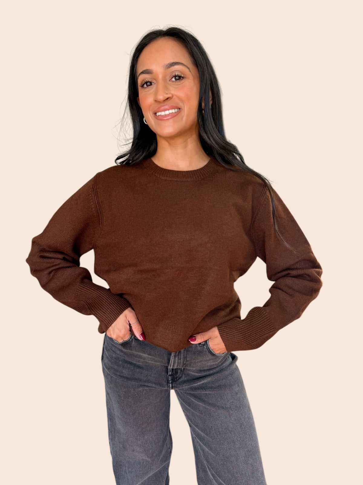 COFFEE DATE KNIT SWEATER
