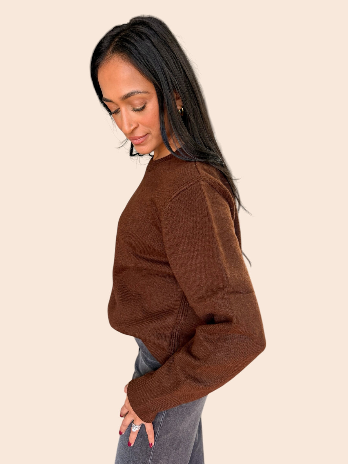 COFFEE DATE KNIT SWEATER