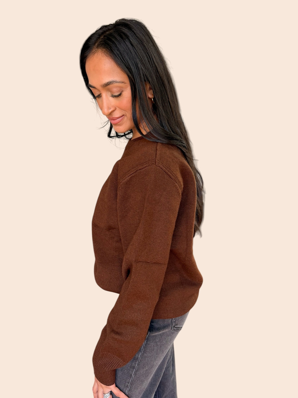COFFEE DATE KNIT SWEATER
