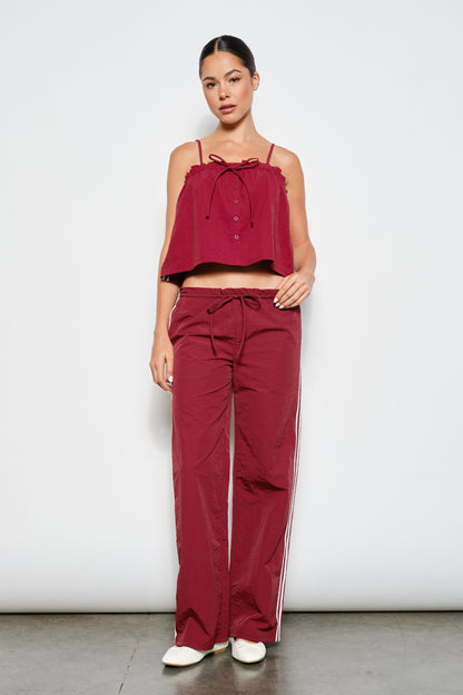 WINE DOWN TRACK PANT