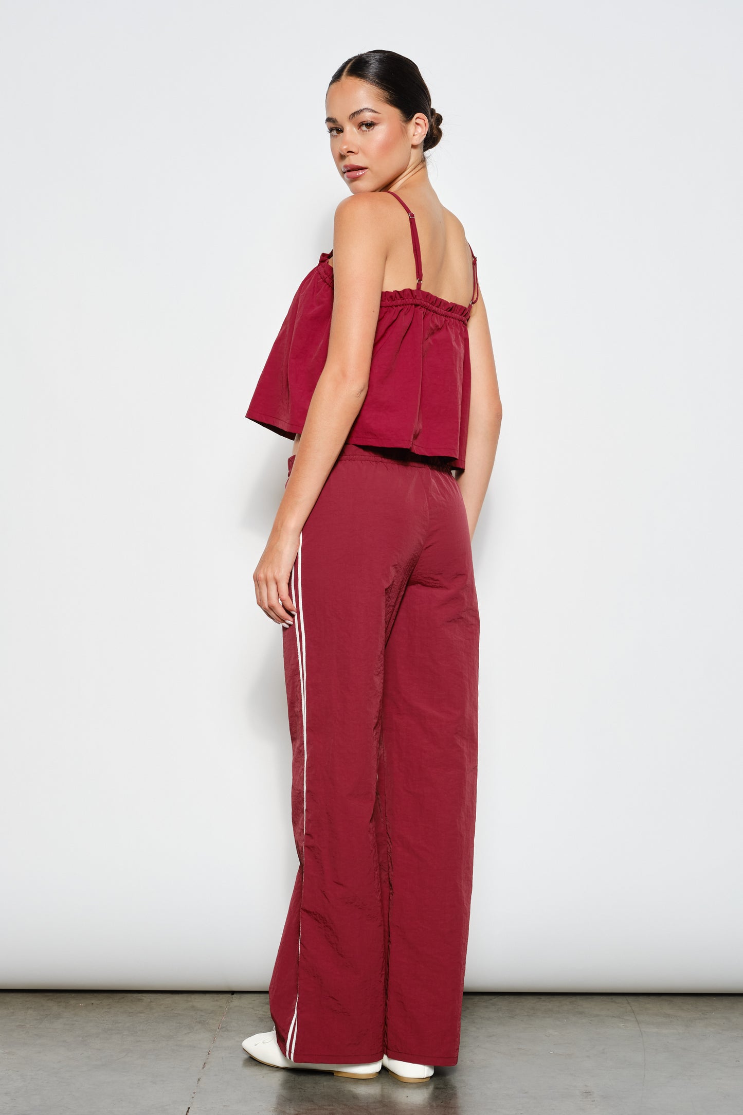 WINE DOWN TRACK PANT