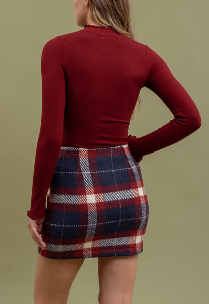 WAVY WARMTH MOCKNECK SWEATER