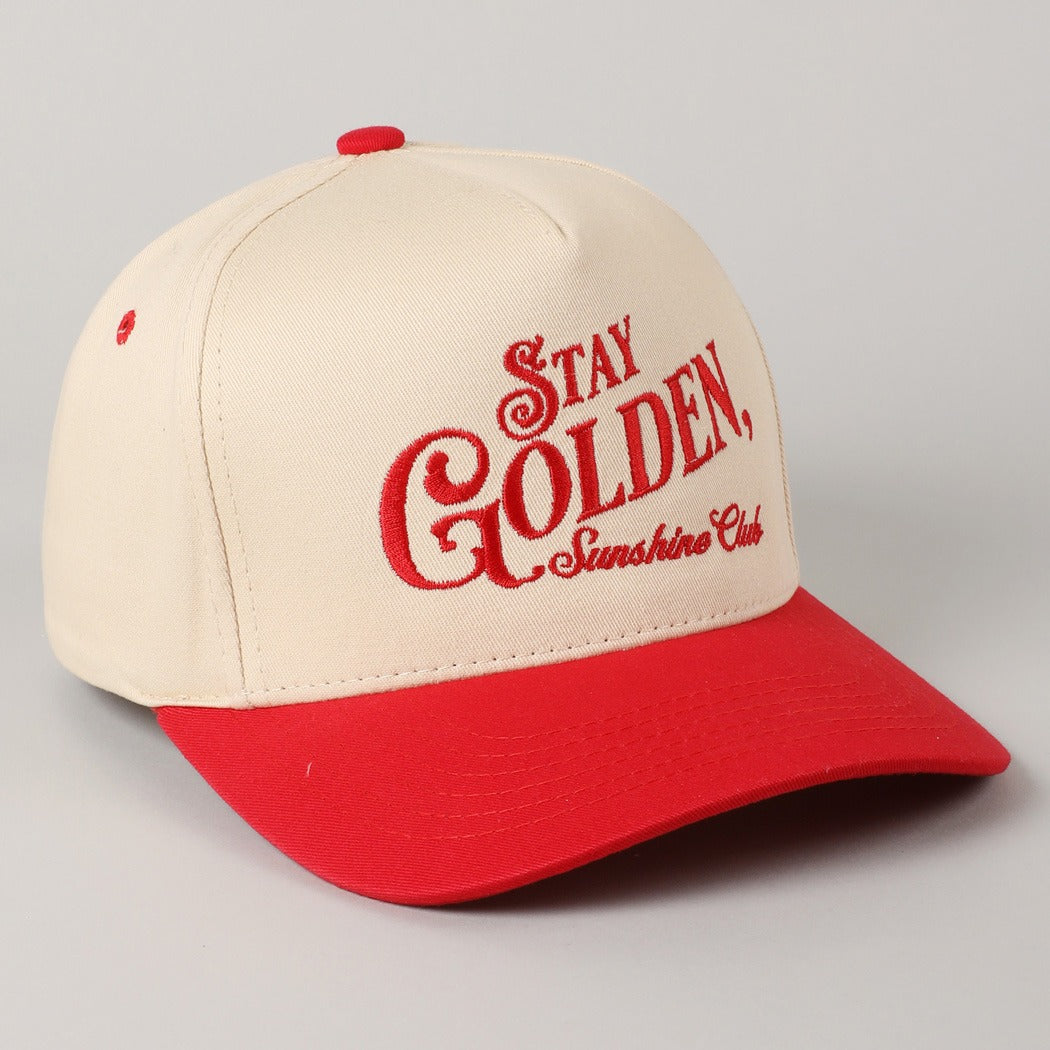 STAY GOLDEN SUNSHINE CLUB TRUCKER HAT