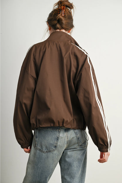 MOCHA MOTION WINDBREAKER JACKET
