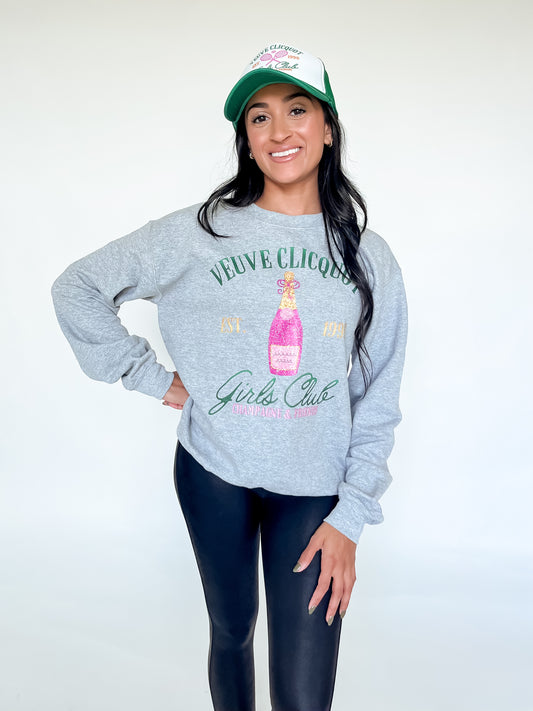 CHAMPAGNE GIRLS CLUB SWEATSHIRT