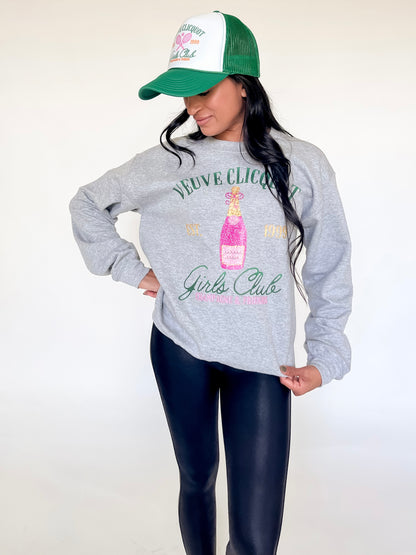 CHAMPAGNE GIRLS CLUB SWEATSHIRT