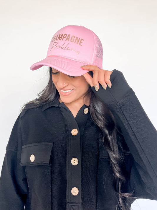 CHAMPAGNE PROBLEMS TRUCKER HAT