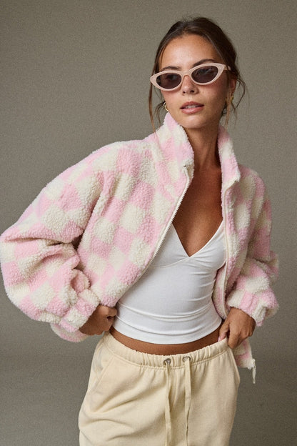 CHECKMATE SHERPA JACKET