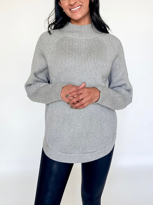 CRISP AIR MOCKNECK SWEATER