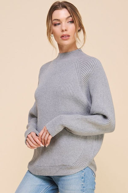 CRISP AIR MOCKNECK SWEATER