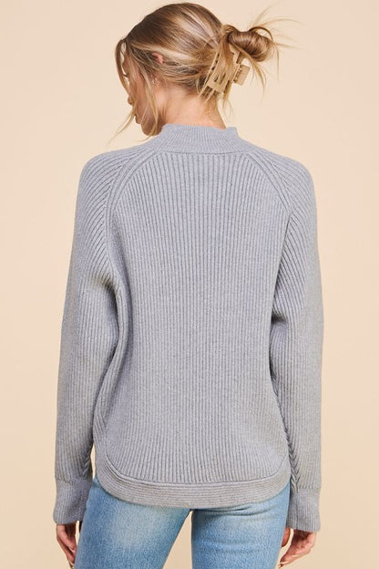 CRISP AIR MOCKNECK SWEATER