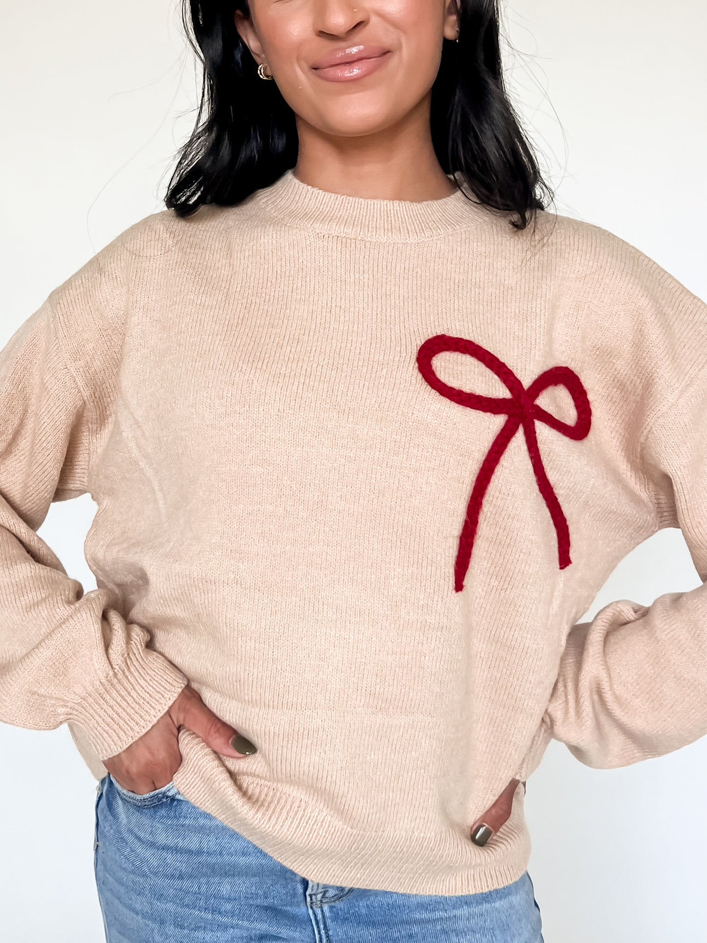 FORGET ME KNOT SWEATER