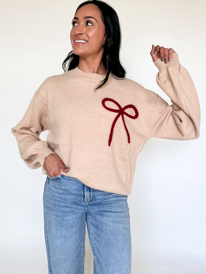 FORGET ME KNOT SWEATER