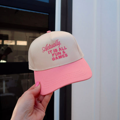 FUN AND GAMES TRUCKER HAT
