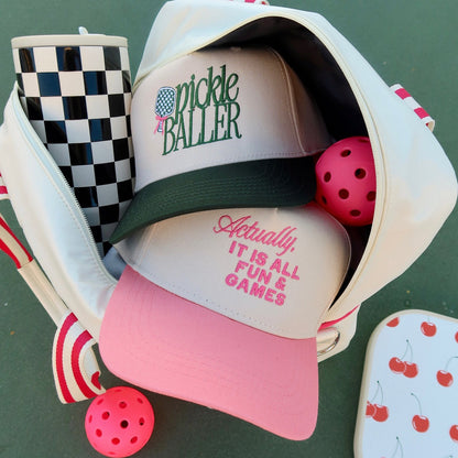 FUN AND GAMES TRUCKER HAT
